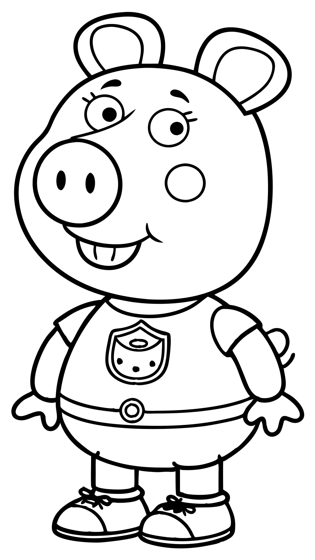 coloriages de porc peppa